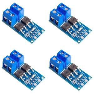 [호환품]MOSFET 트리거 스위치 드라이브 모듈 DC 5V-36V PWM 조정 전자 제어 보드 400W 15A 최대 30A 0-20K