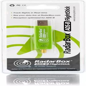 AirNav 레이더 플라이트스틱 - 필터 증폭기 및 ESD 보호 기능이 통합된 ADS-B USB 수신기