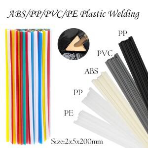 25/50Pcs 플라스틱 용접봉 2x5x200mm PP/PE/PVC/ABS 폴리프로필렌 스틱 용 자동차 범퍼 수리 도구