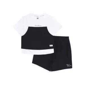 내셔널지오그래픽 키즈 K262GPB910 여아 레이어드 3PCS SET WHITE 키즈상하세트