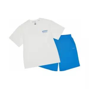 내셔널지오그래픽 키즈 K262UPB901 그래픽 5부 상하 SET WHITE 키즈상하세트 아