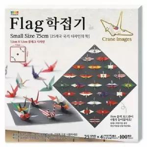 플래그학접기 CD05BL69 (7.5cm/25디자인 100매/칼라팬시)