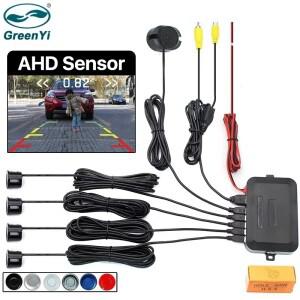 GreenYi 22mm AHD 주차 센서 보안 역방향 백업 지원 레이더 자동차 액세서리 AHD 모니터 디스플레이  카메
