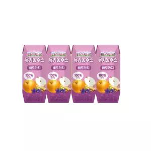 파스퇴르 유기농주스 배도라지 125ml 48개/미니주스 무배