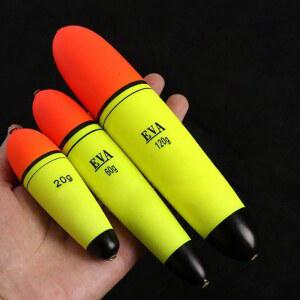 캐스팅볼 낚시용 낚시 플로트, 비 물 흡수 , 1PC 원거리 부력 주조 바위 낚시용, 플로트
