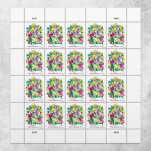 미국 우체국 결혼식, 2온스(2온스)(20장) 우표 스콧 #5850