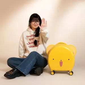 기내용 캐리어 20인치 국내 여행용 가방 옐로우 케로