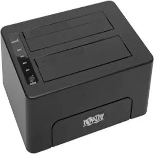 2.5 또는 3.5 HDD용 기능이 트립 라이트 USB 3.0 erSpeed to 듀얼 SATA 외장 하드 드라이브 도킹