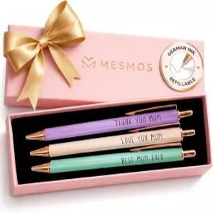 엄마를 위한 MESMOS 3PK 팬시 펜 어머니의 날 선물 할머니 딸이나 아들이 주는 최고의 부드러운 필기 멋진
