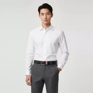 [톰브라운] 페블 레더 벨트 블랙 MCX039A 00198 001 151127581