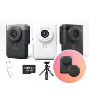 캐논 PowerShot V10+128GB 브이로그 패키지 컴팩트 유튜브 여행용 카메라 ok