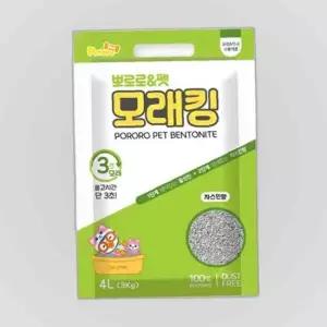 모래킹 쟈스민향 고양이 펫 모래 4L