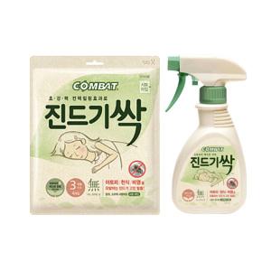 진드기싹 290mlx2개/진드기시트  퇴치제 살충제 컴배트