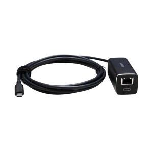 OBSBOT USB-C to 이더넷 어댑터 10 100Mbps Power Over Ethernet(PoE) 지원 듀얼 이더넷 USB-C 인터페이스 호환되는 테일 에어 맥북 PC 등.