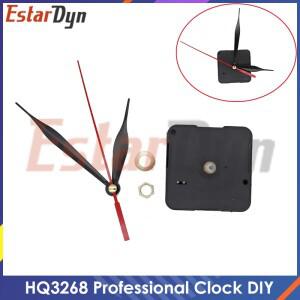 HQ3268 전문적이고 실용적인 석영 벽시계 운동 메커니즘 DIY 수리 도구 부품 키트 빨간색 손