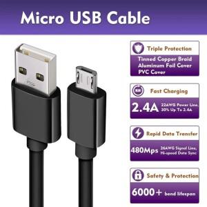 마이크로 USB 케이블 안드로이드 충전기 삼성호환 갤럭시 호환 S7 S6 Edge J3 J7 Note 5 4 Xbox Kindle Fir