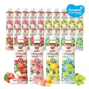 [동원] 보성홍차 아이스티 제로 500ml 복숭아 x 6개 + 레몬 x 6개 + 샤인머스캣 x 6개 + 애플 x 6개