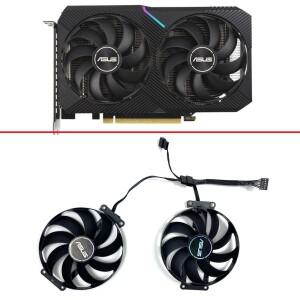 87MM T 129215 ASUS 듀얼 RTX 3060 TI 8G 미니 V2 LHR 그래픽 팬용 SU DC12V 0.5A RTX3060 6핀 팬