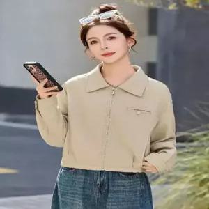 마킷3 여성 봄 코트 PU 재킷 슬림핏 고급스런 가죽 자켓 숄카라 JEN1