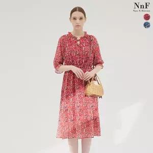 NNF 썸머 플라워 쉬폰 원피스 2종 택1