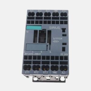 전원 접촉기 3RT-2BB41 AC-3e/AC-3 9 A 4 kW / 400 V 1 NO 24 V DC 3 극 프레임 크기 S00 스프링 장착