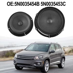 [호환품]우퍼 전면 후면 5N0035454B Tiguan 2009-19 자동차 부품 액세서리 ABS 검정색 라우드 스피커 교체
