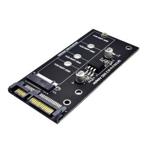M2-SATA3 어댑터 카드 고효율 SATA M2.SSD 변환 NVME SSD 업그레이드 6 Gbps NGFF