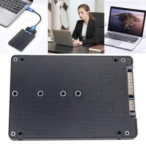 M.2 NGFF SSD-SATA3 외장형 하드 드라이브 박스 6Gbps 어댑터 카드 PC 용 SATA3.0 듀얼 사용