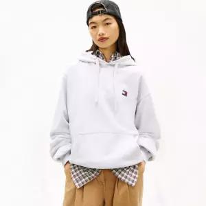 매장정품 TOMMY JEANS 타미진스 남여공용 박시핏 배지 후디 -T32G0TTO01TMT2 1711353