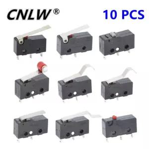 10 PCS 스위치 3PIN NO NC 미니 리미트 롤러 5A KW11 3Z 250VAC 2P without nail