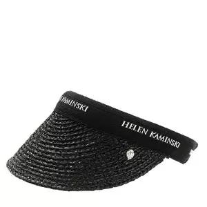 [헬렌카민스키]26SS 여성 비앙카 썬캡 모자 (52204 BIANCA 8 CHARCOAL BLK LOGO)