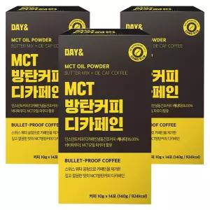 MCT 방탄커피 디카페인, 10g, 14개입, 3개