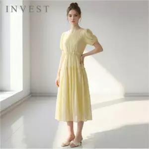 [인베스트] 플라워 나염 스트링 롱 원피스_IN6M1OP3961