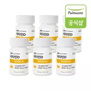 풀무원 비타민D 400IU 9g x 60정(60일분) 6세트