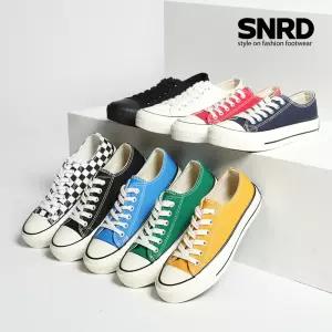 [페이퍼플레인]레트로 컬러 캔버스 여성스니커즈 SNRD리미티드