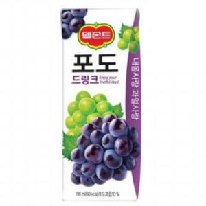 델몬트 포도드링크 190ml 32팩