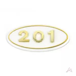 호수 화이트 입체 번호판 아파트호실판 201호 우편함 호실명판 (WFGTI29)