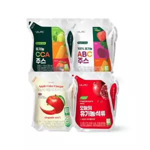 [18개+18개/총36개] 비락 유기농 과일야채 주스 골라담기 110ml(ABC/CCA/애사비/석류)