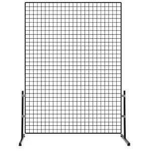 철망파티션 1200x1800mm 네트망 휀스망 메쉬 이동식철망 스탠드 작품전시 매장진열대
