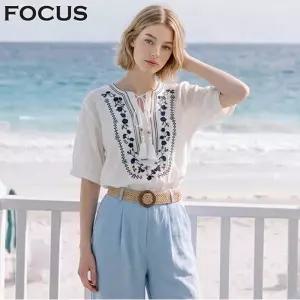 [포커스] 에스닉 플라워 블라우스_VF6M3BL5541