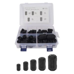 50PCS 클립온 페라이트 링 케이블 3 5MM/5MM/7MM/9MM/13MM 커넥터