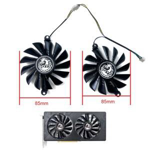 SOYO RX580 2048SP AMD Radeon 8G 그래픽 카드 교체 팬용 새 냉각 팬 4PIN GPU