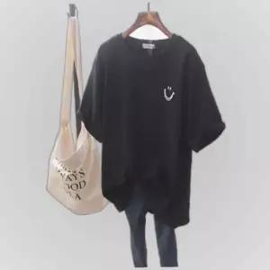 스마일로고 반팔티셔츠 기본 데일리 외출복 티셔츠