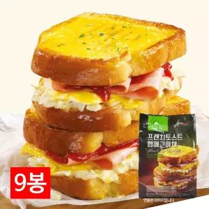 삼립 시티델리 프렌치 토스트 햄에그야채 525g (175gX3입) X 9봉