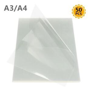 50Pcs A3/A4 스크린 프린팅 잉크젯 필름 실크 스텐실 종이 PCB 프린터 골판지 투명