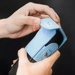 dji 호환 OSMO POCKET3 보호용 가죽 케이스 카메라 핸드헬드 끈 액세서리가 포함된 보호