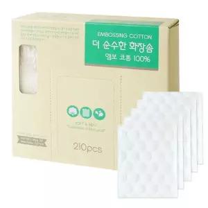 [콩심팥심]메이크업솜 소프트화장솜 엠보싱화장솜 클렌징솜 대용량화장솜