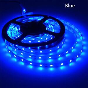 12V 5M Led 스트립 빛 Smd 2835 60 파란색 빨간색 녹색 노란색  흰색 유연한 리본 테이프 램프 다이오드 비