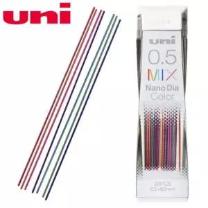 유니 나노 다이아 컬러 샤프심 0.5mm 믹스 1개