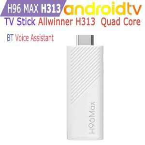 H96 Max H313 안드로이드 TV 스틱 올위너 쿼드 코어 4K 비디오 Wifi6 BT 음성 리모컨 어시스턴트 스마트 호